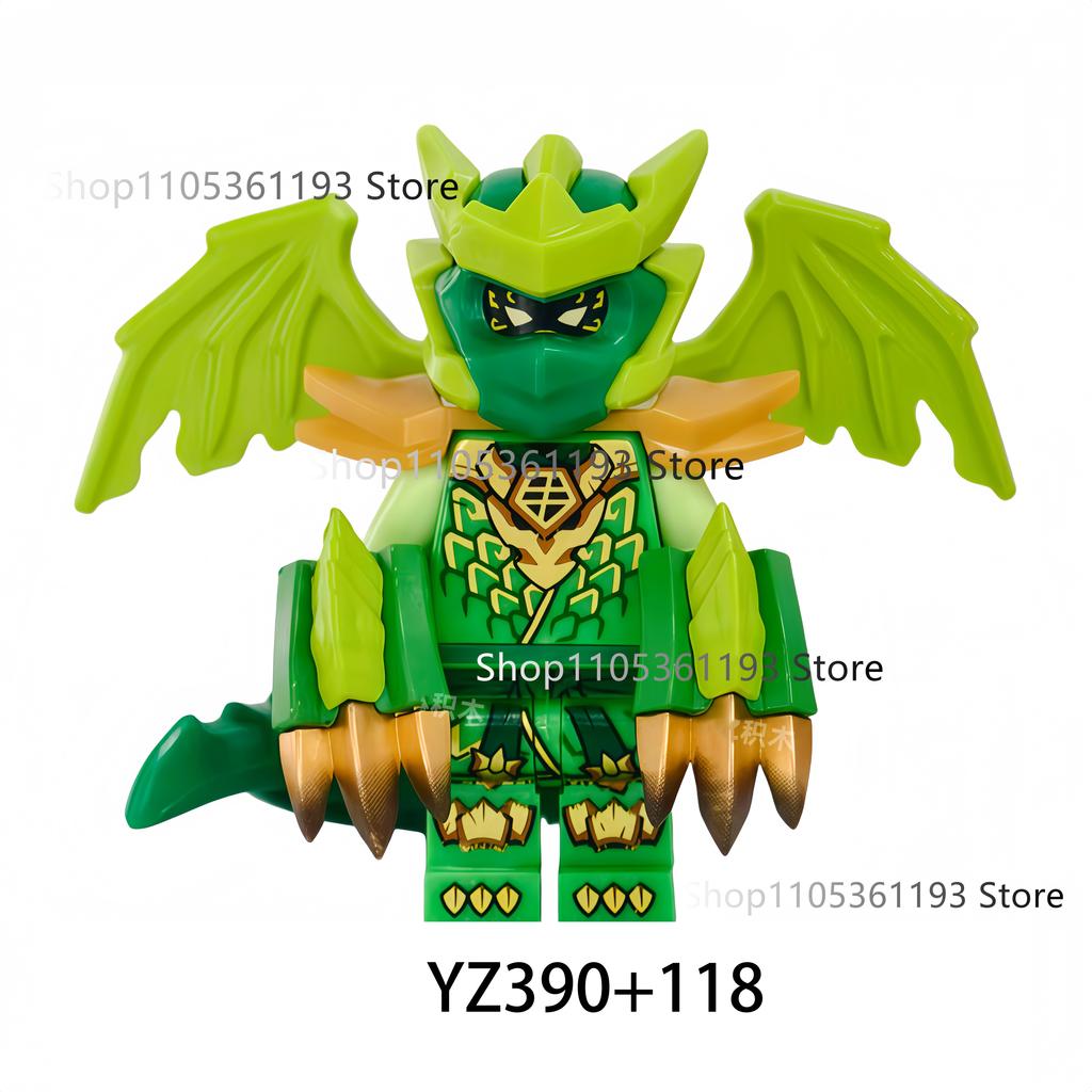 NEW Dragons Mini Anime Cartoon Toy Ninja Accessories Figures Building Blocks Birthday Gift Figurines Bricks