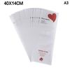 20/50Pcs Plastic Single Rose Sleeve Flower Package Bouquet Package Valentine's Day With Clear Flower Packaging Bag Party Decor