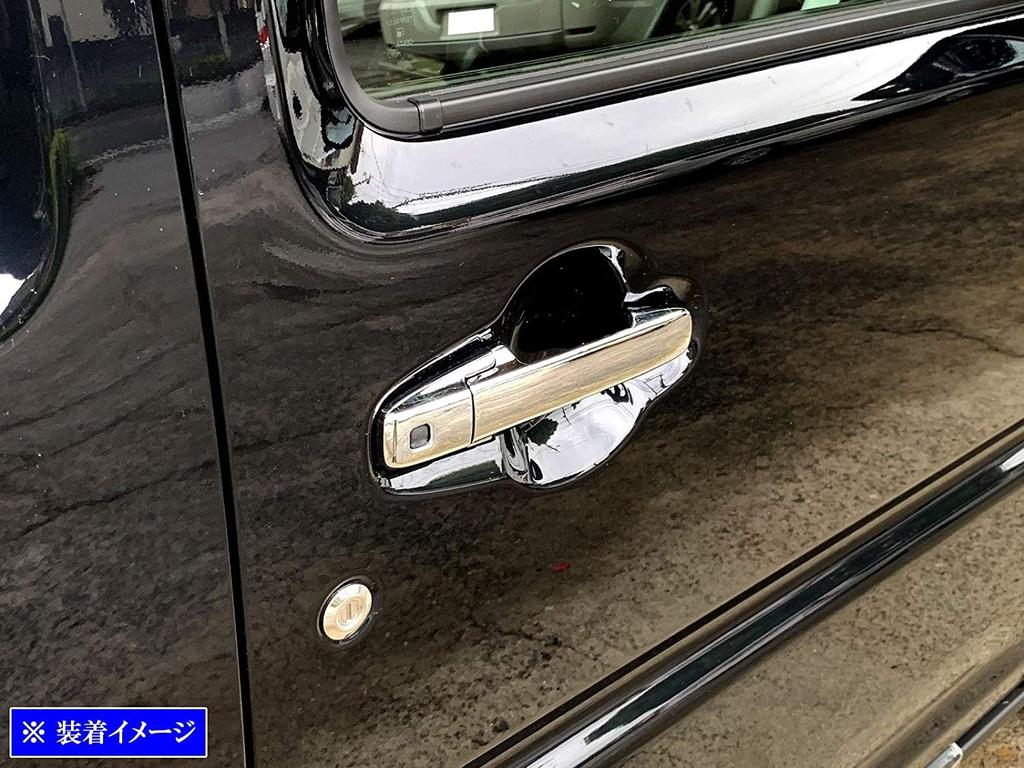 BRIGHTZ Chrome Door Handle Covers for Wagon R Custom Z Compatible with and 95 Wagon R Custom MH55S/MH95S [SPA-NOBU-FS-A0B2C2] MH55, MH95, H55, H95,