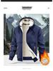 Men's 2025 Lambswool Hooded Jacket - Warm, Thickened, Casual Autumn/Winter Wear with Free Shipping