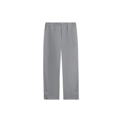 Badfive 2022 Shanghai City Limited Edition Hu Hood Solid Color Straight-Leg Casual Trousers Men Bottoms Gray AKXSB29-1