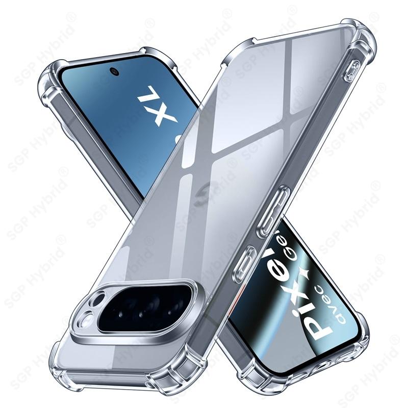 

Silicone Soft Ultra Thin Case For Google Pixel 10 Pro XL 5G Clear Shell Transparent Back Cover On Pixe10 Pixle 10 ProXL 10ProXL TPU&Google Pixel 10 Pro прозорий
