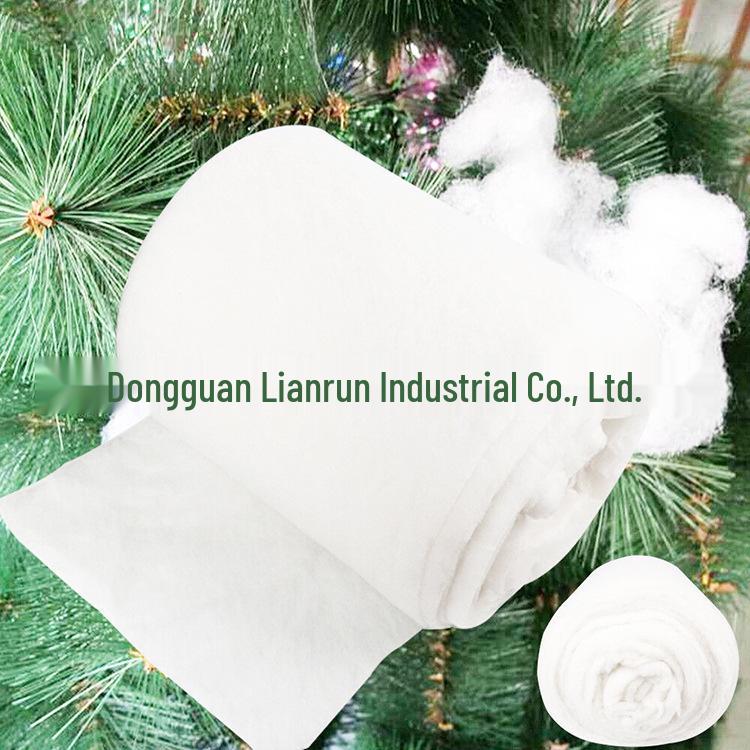 Artificial Snowflake Blanket - 90x240CM Cotton Snow Roll for Christmas Decor