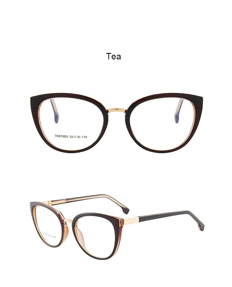Fashion Cat Eye Leopard Eyeglasses Anti Blue Light Optical Glasses Elegant Luxury Brand Reading Eyewear Plus 0 to +6 0