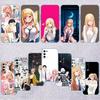 RP45 M-Marin K-Kitagawa Transparent Phone Case for Motorola Moto G7 G8 G9 G84 G85 G73 G24 G15 Z2 Play Power Plus