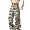 Desert Camouflage Work Pants for Men Loose Straight Casual High Street Jeans