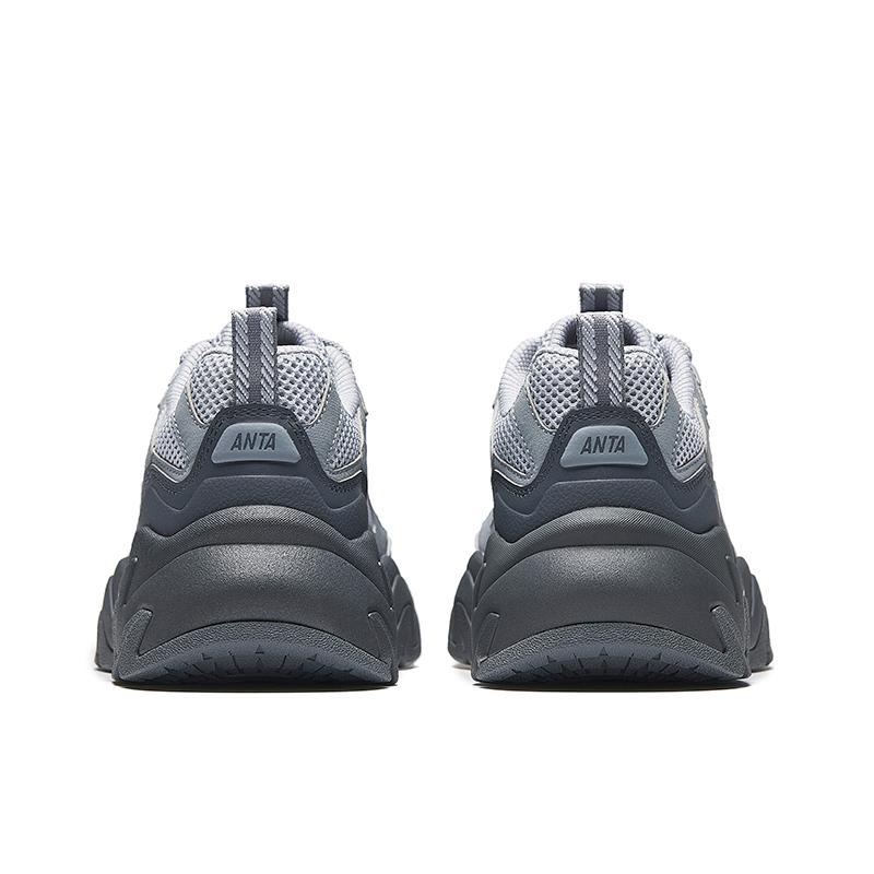 Anta Panshi Fashion Trend Retro Non-Slip Wear-Resistant Comfortable Versatile Dad Shoes Men Sneakers Gray 112548856-2