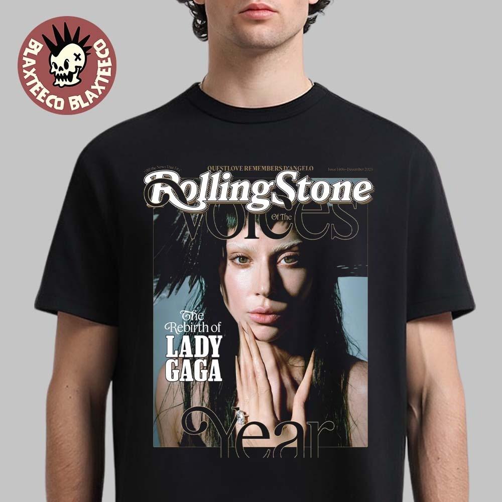 Леди Гага украшает обложку Rolling Stone № 1406 Декабрь 2025 Футболка Унисекс Футболка XL