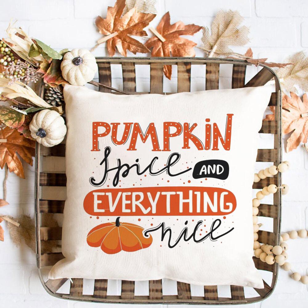 Чехол для подушки Farmhouse Pumpkin spice Подушка Fall Print Art Наволочка Pumpkin Art Подушка для домашнего декора 2488₽