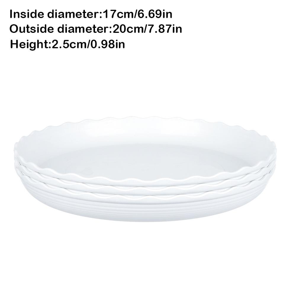 High Quality Plastic Plant Pot Tray Wave Round Durable Drip Trays Heavy Duty Flower Tray Indoor And Out Door Plant