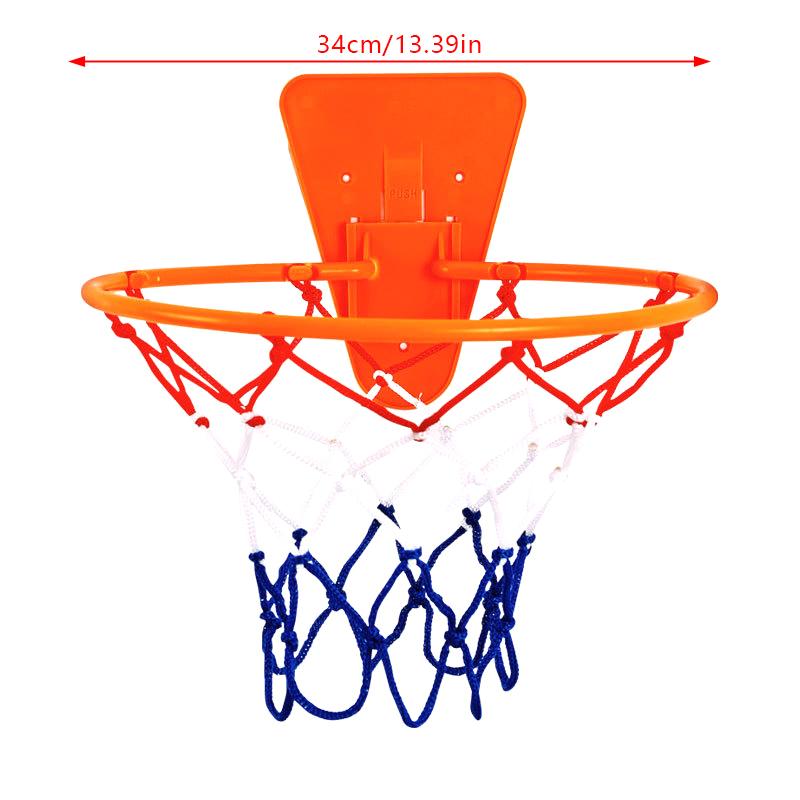 1Pc Indoor Safety Funny Game Kids Mini Home Exercise Basketball Hoop Set Wall Frame Stand Lifting Basket Hanging Backboard