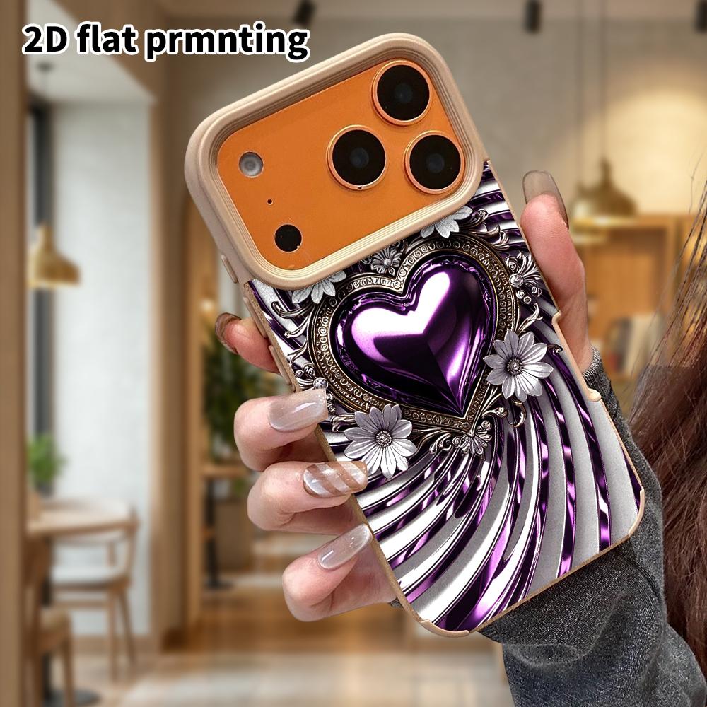 Phone Case: Lambskin 2D Flat Samsung Galaxy A34 A35 M05 M06 S20 S22 S21 FE Plus 5G Protective Case, Carved Heart, Christmas and Halloween Gift