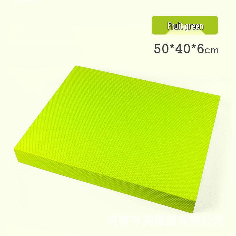 TPE Förtjockad Yogabalansplatta – 6 cm Knästående & Planka Stöd för Träningspass