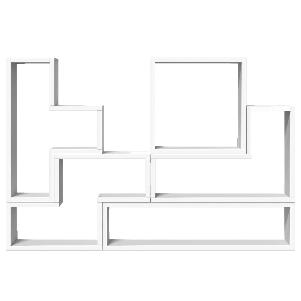 Vidaxl Wall Shelf, White, 96X12X64 Cm, Wood-Based Material