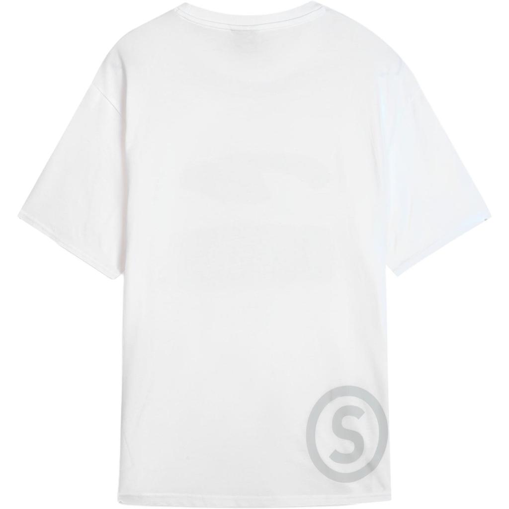 Puma Ss25 s Ss Gf Round Neck Casual Fashion Versatile Short Sleeve T-Shirt Unisex T-Shirt White 631252-02