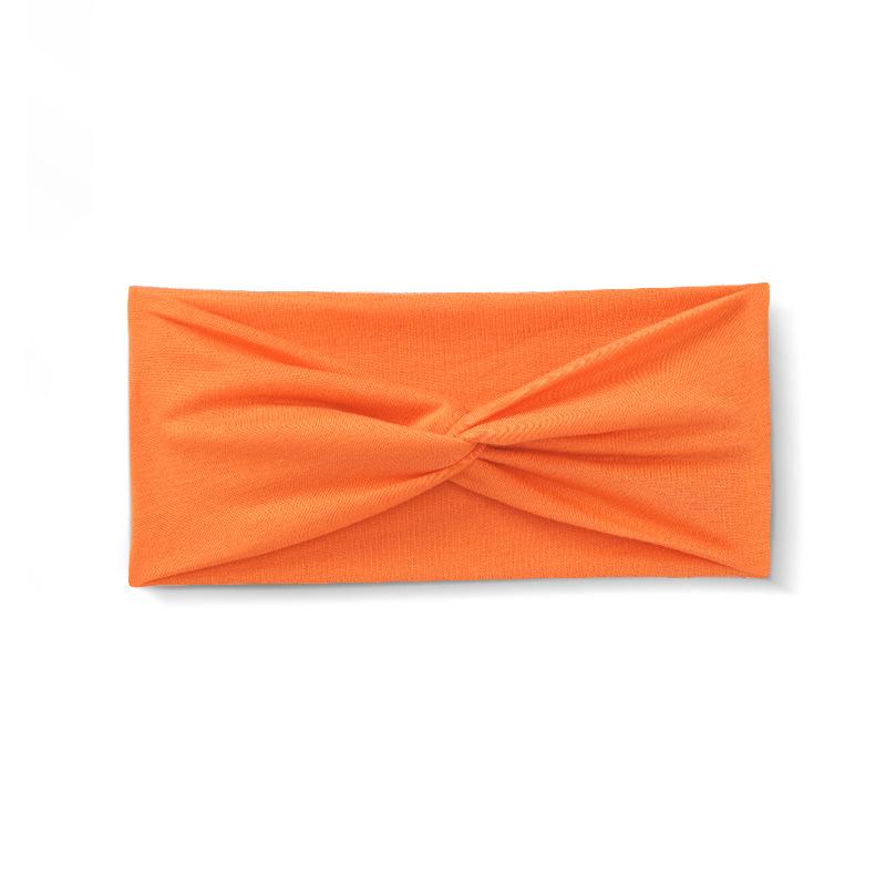 Yoga Sports Headband Elastic Non-slip Wide Headband Candy Color Headband Exercise Running Sweat-absorbent Women's Headband