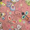 oneOone Cotton Flex Dark Yellow Fabric Butterflies Sewing Fabric By The Yard Printed Diy Clothing Sewing Supplies 40 Inch