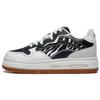 New LiNing Future C1 Anti Slip Wear Resistant Low Top Skateboard Shoes Women's Black White AGCT244-4