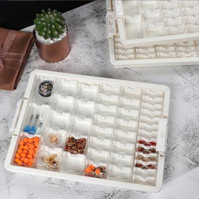 42/50/78 Grids Diamond Painting Bead Storage Container Diamond Art Bead Box Diamond Painting Embroidery Box for DIY Crafts