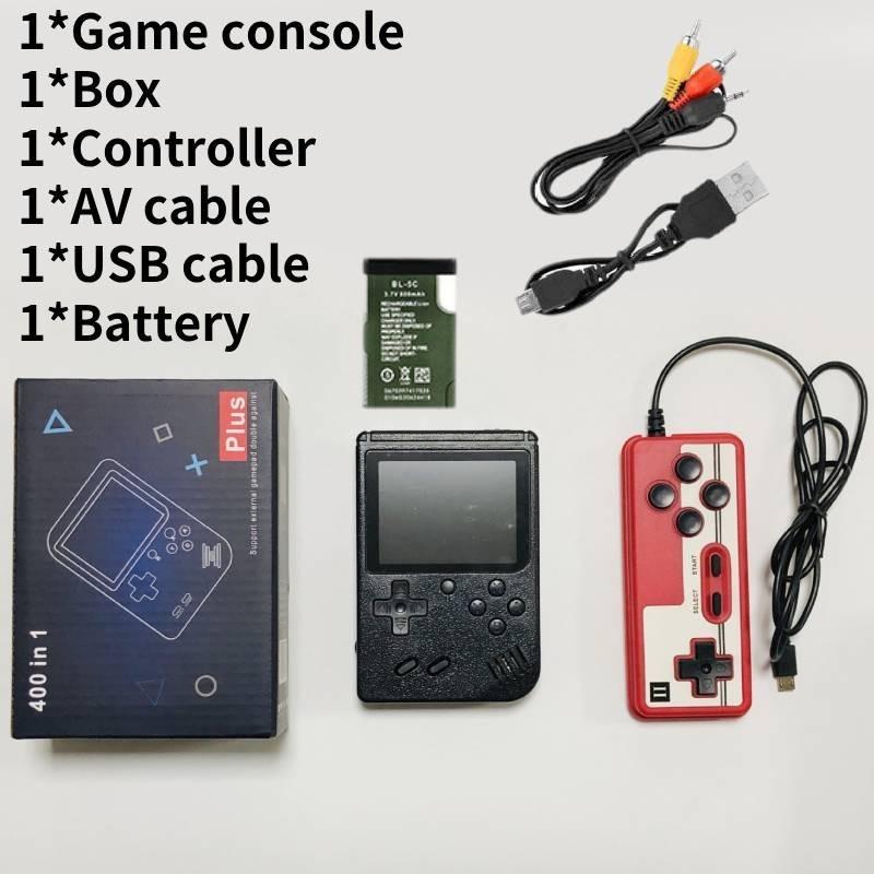 Мини Ретро Портативная Игровая Консоль 400 Игр в Одной Классическая Подключаемая к ТВ Игрушка