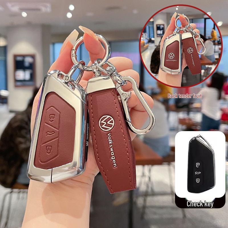 Compatible Key Case for Volkswagen Golf 8, ID4, Lingdu, Lanxun, ID3, Tiguan L, Passat Pro, and Touareg.