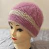 Woolen Hat, Women's Pile Hat, Autumn and Winter Thick Double-layer Warm Knitted Hat