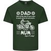 Dad Mum Biker Motorcycle Motorbike Funny Unisexs Light Cotton TShirt