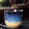 Ofenbrand China Keramik Teetasse Töpferei Jianzhan Trinkgeschirr Temmoku Glasur Porzellan Kung Fu Tassen Set für Wasser Latte Milch