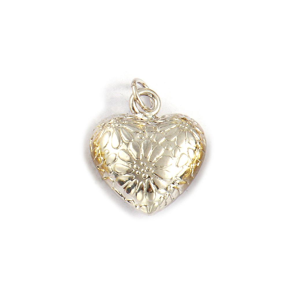 2 PCs Brass Charms Gold Plated Heart Shell Charms Pendants For DIY Necklace Bracelet Earrings Jewelry Making Findings