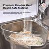 Kitchen Sink Drain Strainer Basket Tableware Dish Storage & Drain Rack for Washing Fruits Vegetables