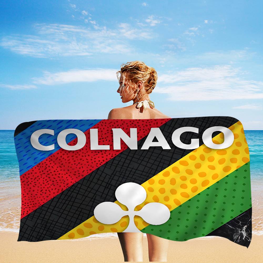 Bicycle C-Colnago Logo Microfiber Blanket Quick Drying Beach Towels Oversized Printing Super Absorbent Pool Towel Blanket