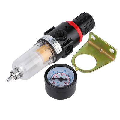 1/4 "Luftkompressor Filterregler Wasserdruck Feuchtigkeitsfalle Separator Reiniger Werkzeug