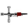 4-in-1 Water Meter Valve Key 4-Way Multi-Functional Water Utility Key High-Strength