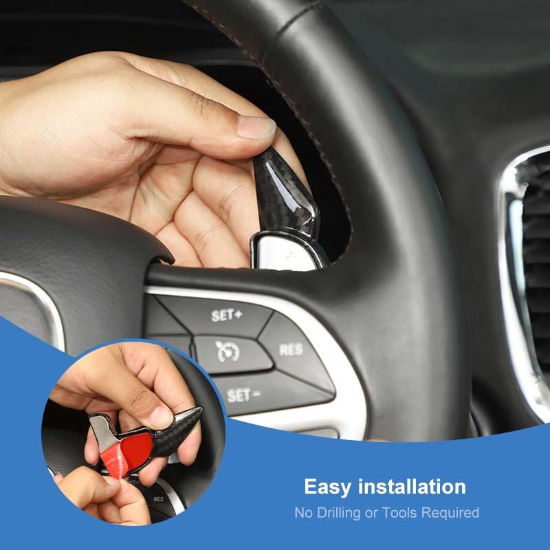 Paddle Shifter Air Conditioning Audio Switch Decoration Protective Cover For Dodge Charger For Challenger 2015 Up  Interior Accessories