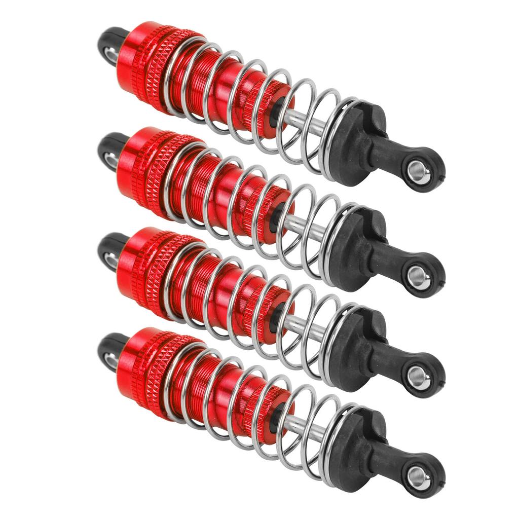 4Pcs RC Metal Shock Absorber Damper Set for MN86 MN86S MN86K MN86KS 112 RC CrawlersRed
