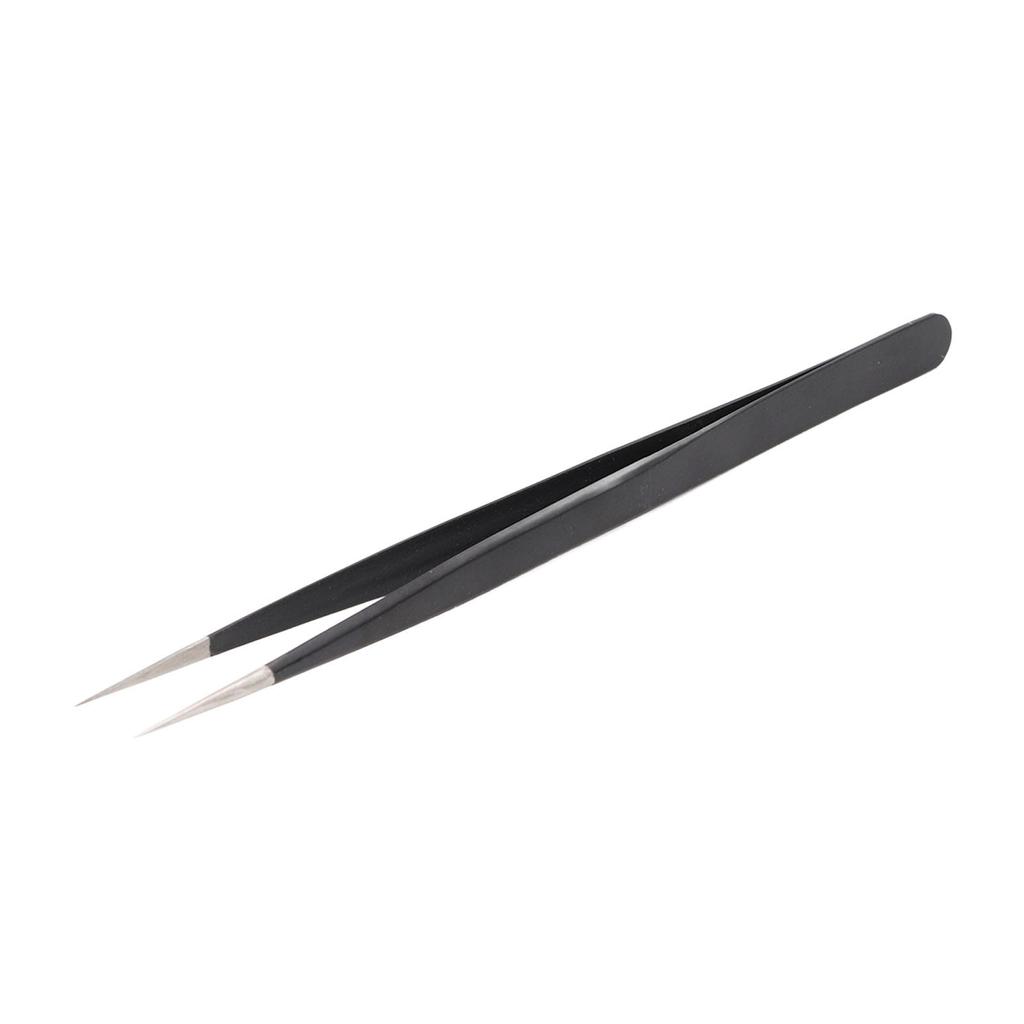 Static Resistant Tweezer Stainless Steel Non Magnetic Accuracy Straight Head Tweezer for Laboratory