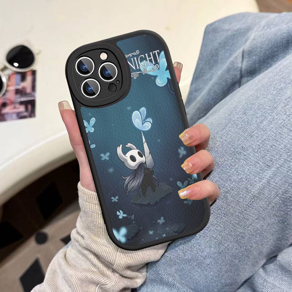 Hollow Knights Cartoon Phone Case Hard Leather For IPhone 14 13 16 Mini 15 14 11 12 Pro Max Plus Fundas