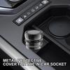 Socket Dust Cover Waterproof Dustproof Plug Cover For Car Port Outlet Zinc Alloy Replacement Part Protective Waterproof Auto