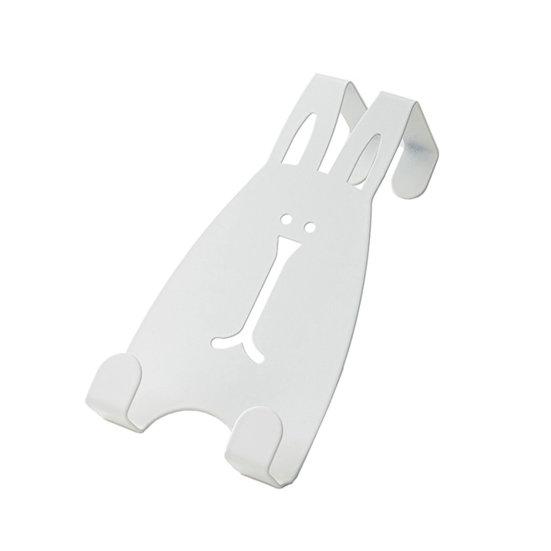 Crochet de porte de garde-robe robuste et résistant aux perforations, motif lapin de dessin animé, fournitures ménagères