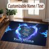 Custom Rug BIRMINGHAM CITY Pattern Print Name Text Soft Non‑Slip Floor Carpet for Home Indoor Decoration