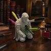 Decorative Home Office Supplies 3D Printed Knight Pen Holder Armor Style Kneeling Hero Pencil Personalized Desk Decor Stand Creative Stationery