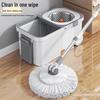 Self-Wringing Rotating Mop with Bucket