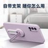 Liquid Silicone Phone Case OPPO Reno 4 / Pro SE With Kickstand Lanyard Shockproof Full Coverage Protective