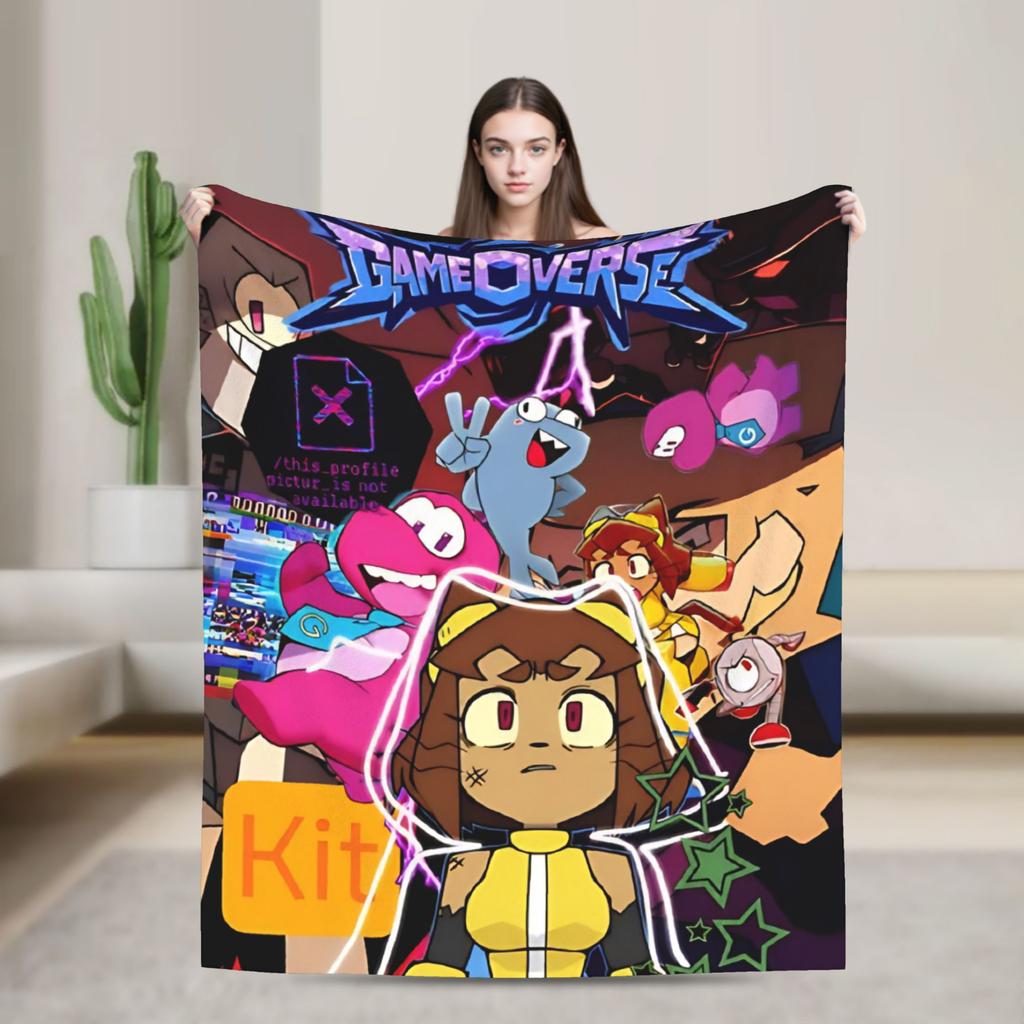 Cozy Gameoverse Kit Bodega Blanket Merch Sofa Decorative Throws And Blankets Warm Fleece for Couch