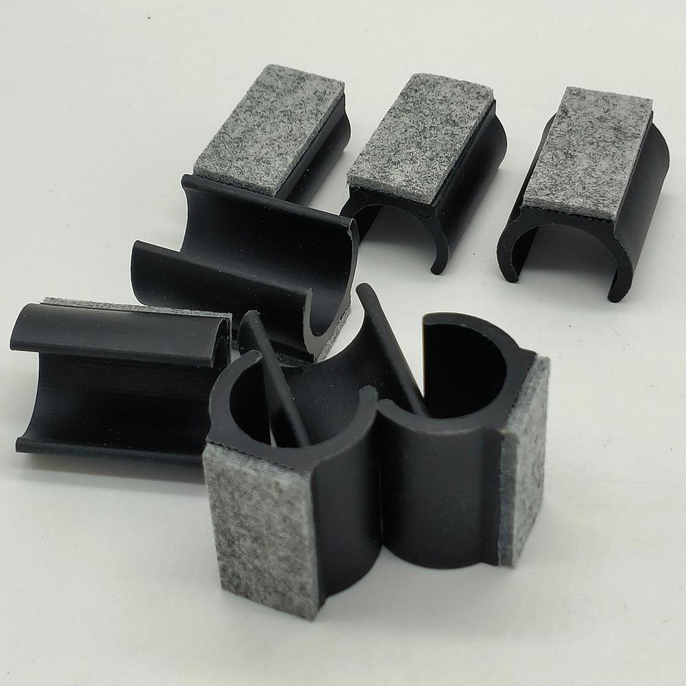 8pcs Chair Furniture Gliders 25mm Suitable For Protecting Floors And Reducing Noise Wool Felt Opening U-shaped Foot Pad Arch