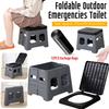 Portable Camping Toilet Seat Car Toilet Foldable Car Toilet Light Weight Folding Camp Toilet For Adults Kids Emergencies Use