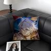 PPhainon HonkaiI Star Rail Cushion Cover Natural Linen Organic Fabric DoubleSided Printing Sofa Home Decor Gift Pillow Case