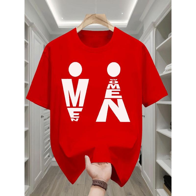 European Sizes Boys T Shirt Casual Trendy Sports Daily Festival Wear WOMEN Graphic Print Black Kids Clothing for Boys