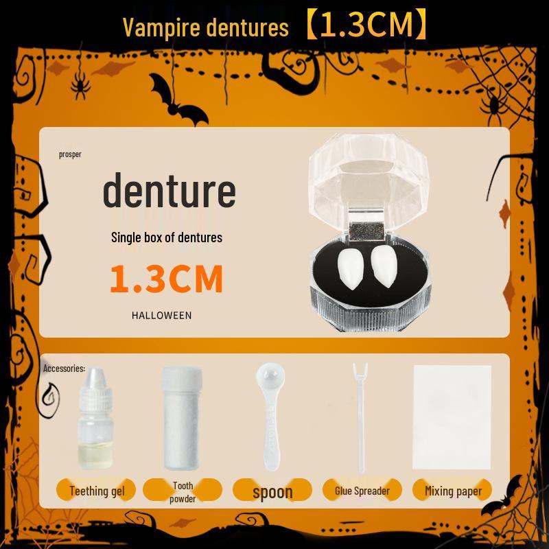 Halloween Vampire & Zombie Fangs - Prank Teeth & Masquerade Props