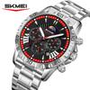 SKMEI 9352 Fashion Men's Watch Waterproof Timing Code Steel Belt Calendar Men's Watch High Quality Quartz Men's Watch